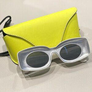 Loewe LW40033I Paula's Ibiza Silver Sunglasses